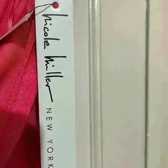 Nicole Miller NY Pink Halter Tie-Back Midi Dress Women's size‎ 2 - Picture 5 of 12